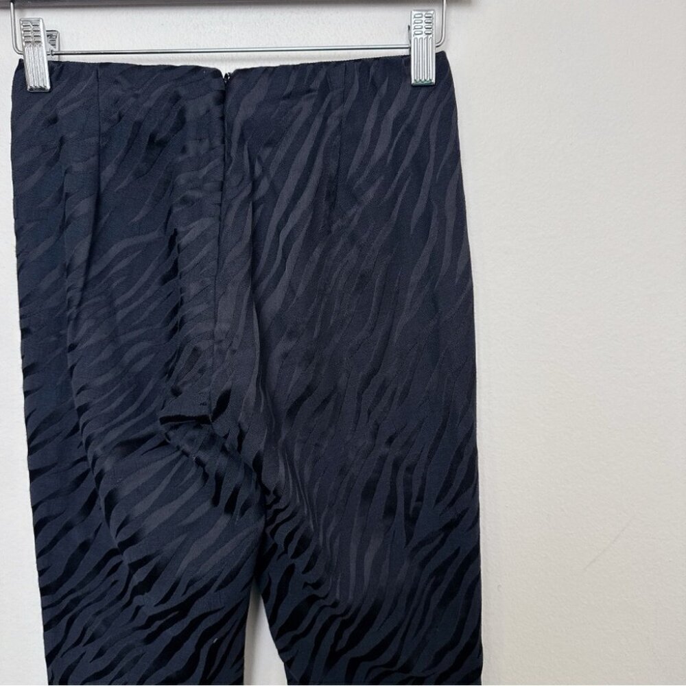 Rag & Bone Womens 0 Simone Pants Zebra Print Jacquard - Picture 12 of 14